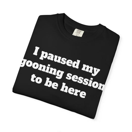 I Paused my Gooning Session.