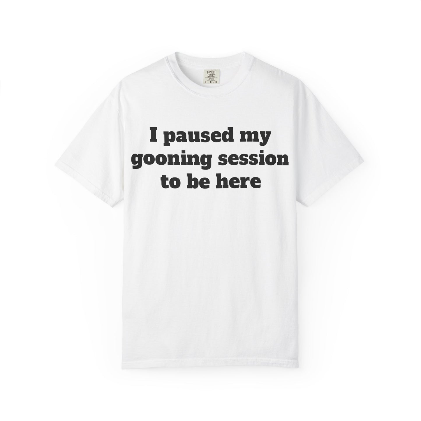 I Paused my Gooning Session.